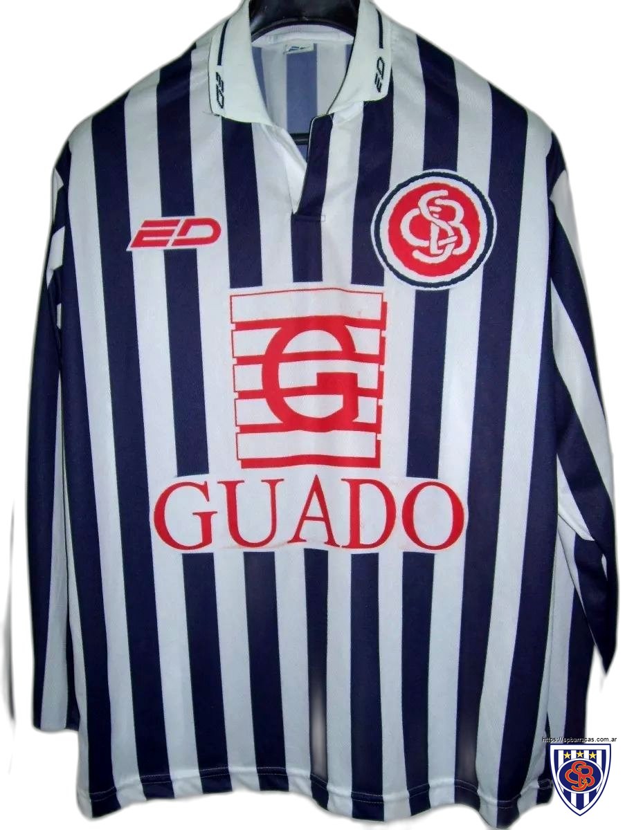 Camiseta ED de Sportivo Barracas entre 1998 y 1999